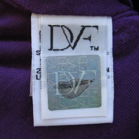 Diane Von Furstenberg Purple Lace Mini Dress Celeb Style - Picture 8 of 9